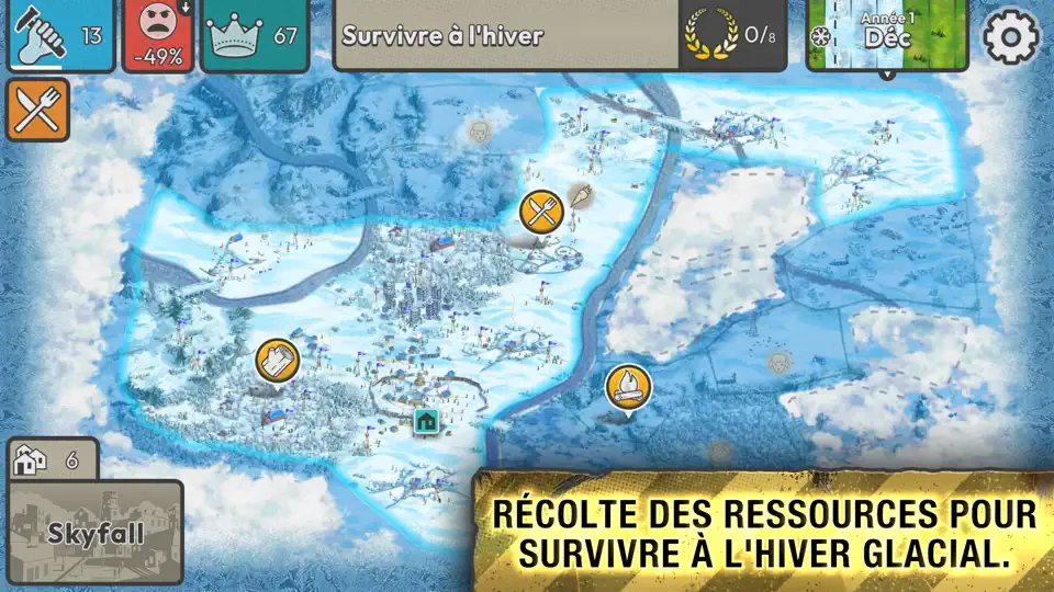 Capture d'écran de After Inc. sur iPhone 3