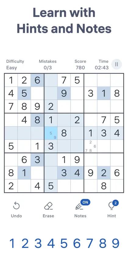 Screenshot 6 di 6 di Sudoku.com - Number Games