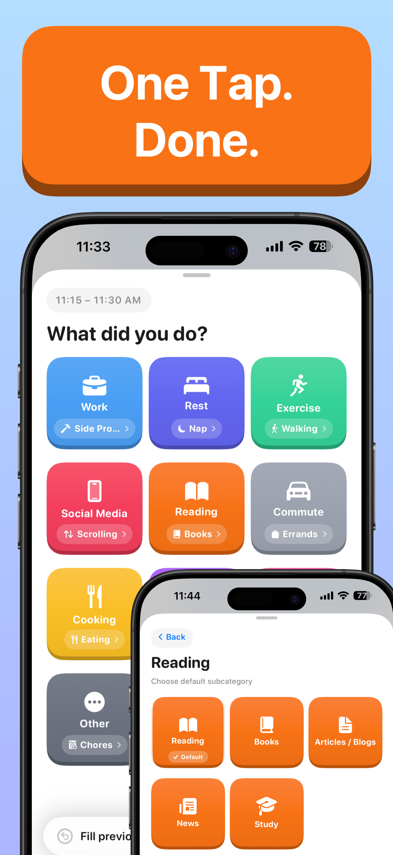 Tally - Daily Time Tracker screenshot 4