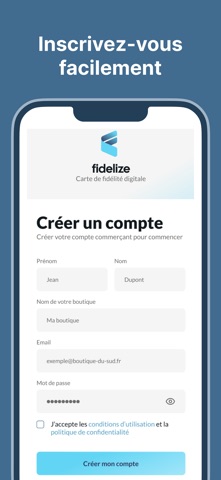 Fidelize Marchand screenshot