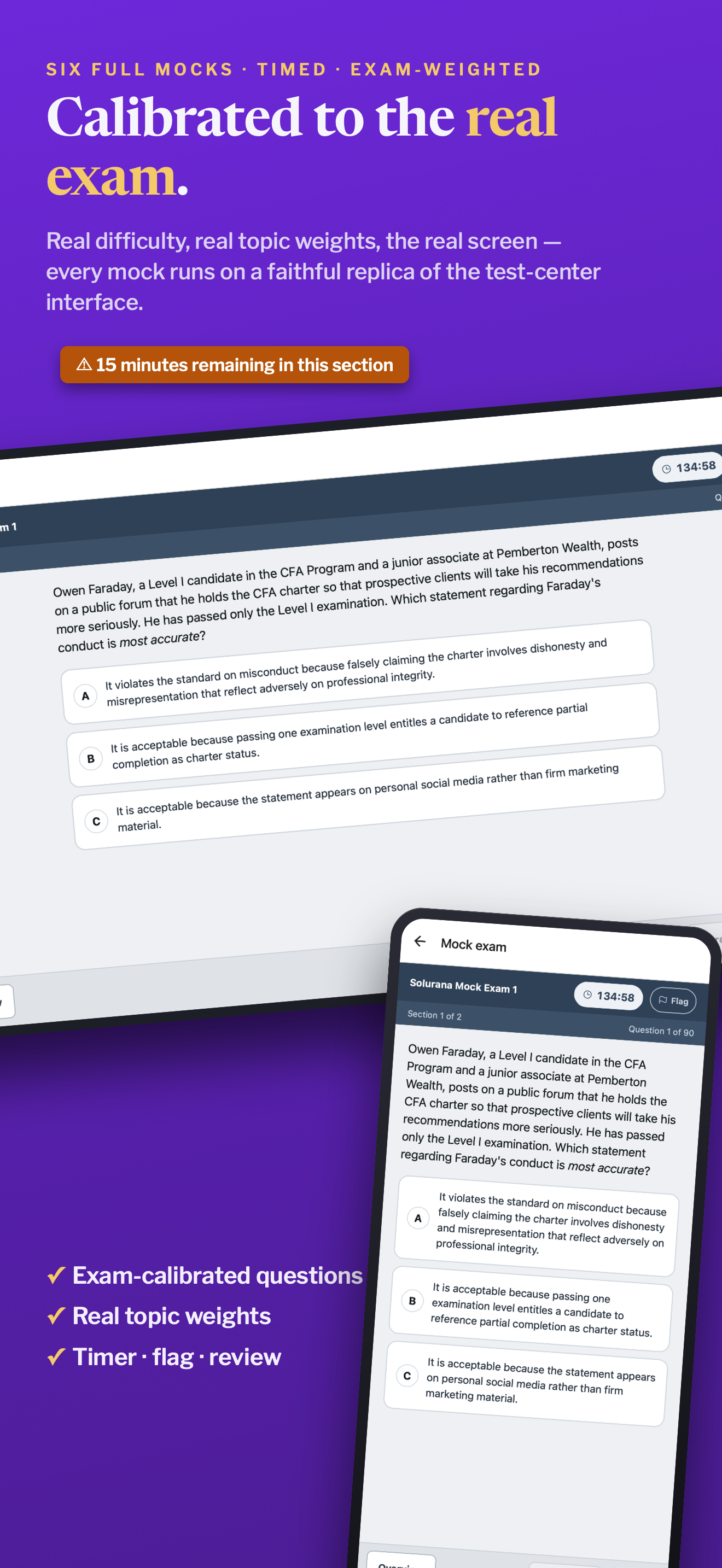 Solurana CFA Exam Prep screenshot 3
