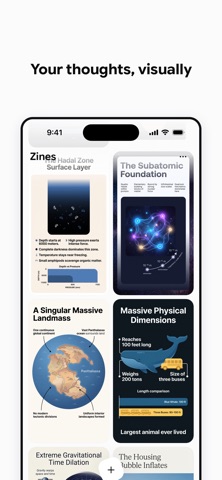 Zines - Create Visual Stories iPhone screenshot