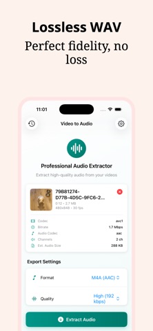 Mp3Extractor - Video to Music screenshot