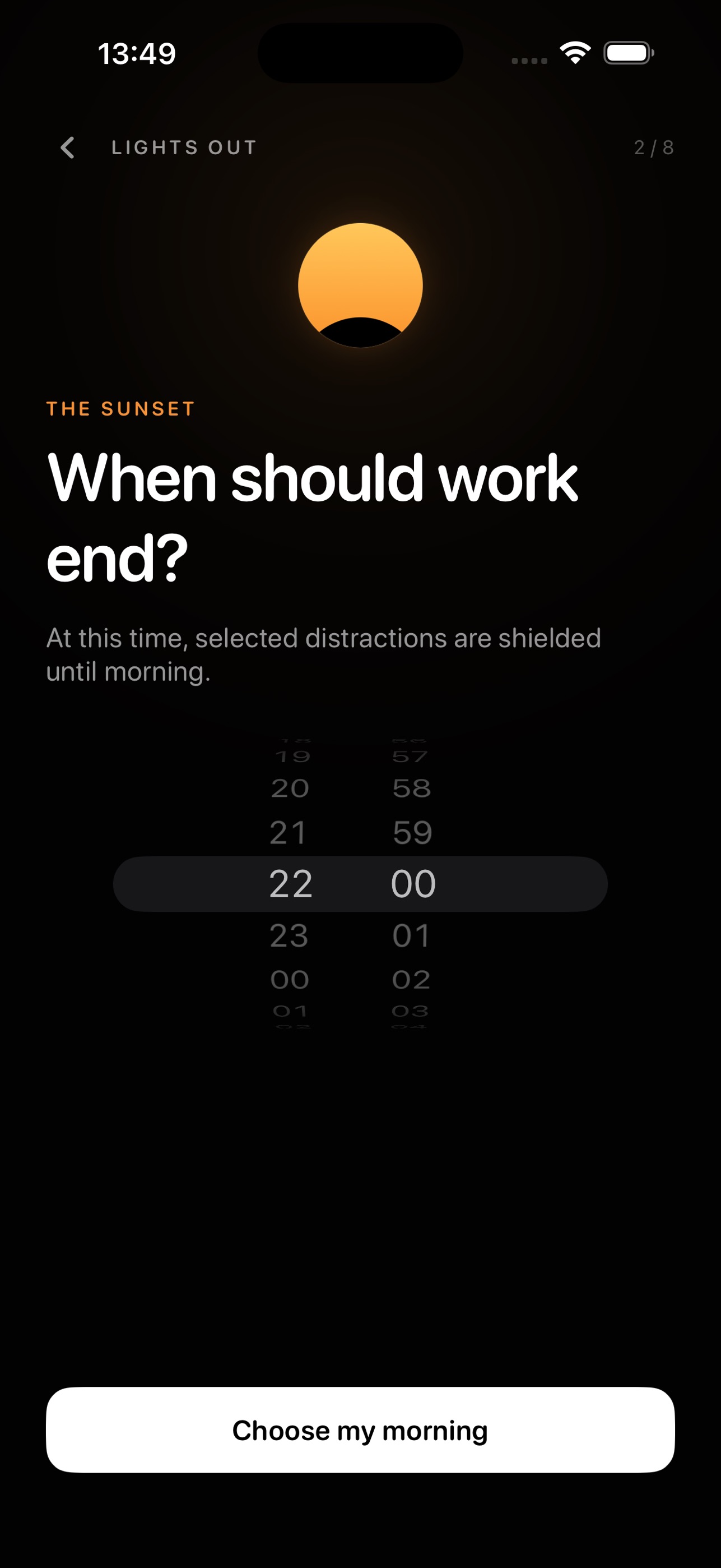 Screenshot 1 of Lights Out: App Blocker