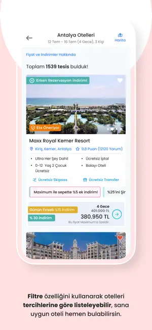Etstur: Otel & Tur & Tatil iPhone screenshot 4