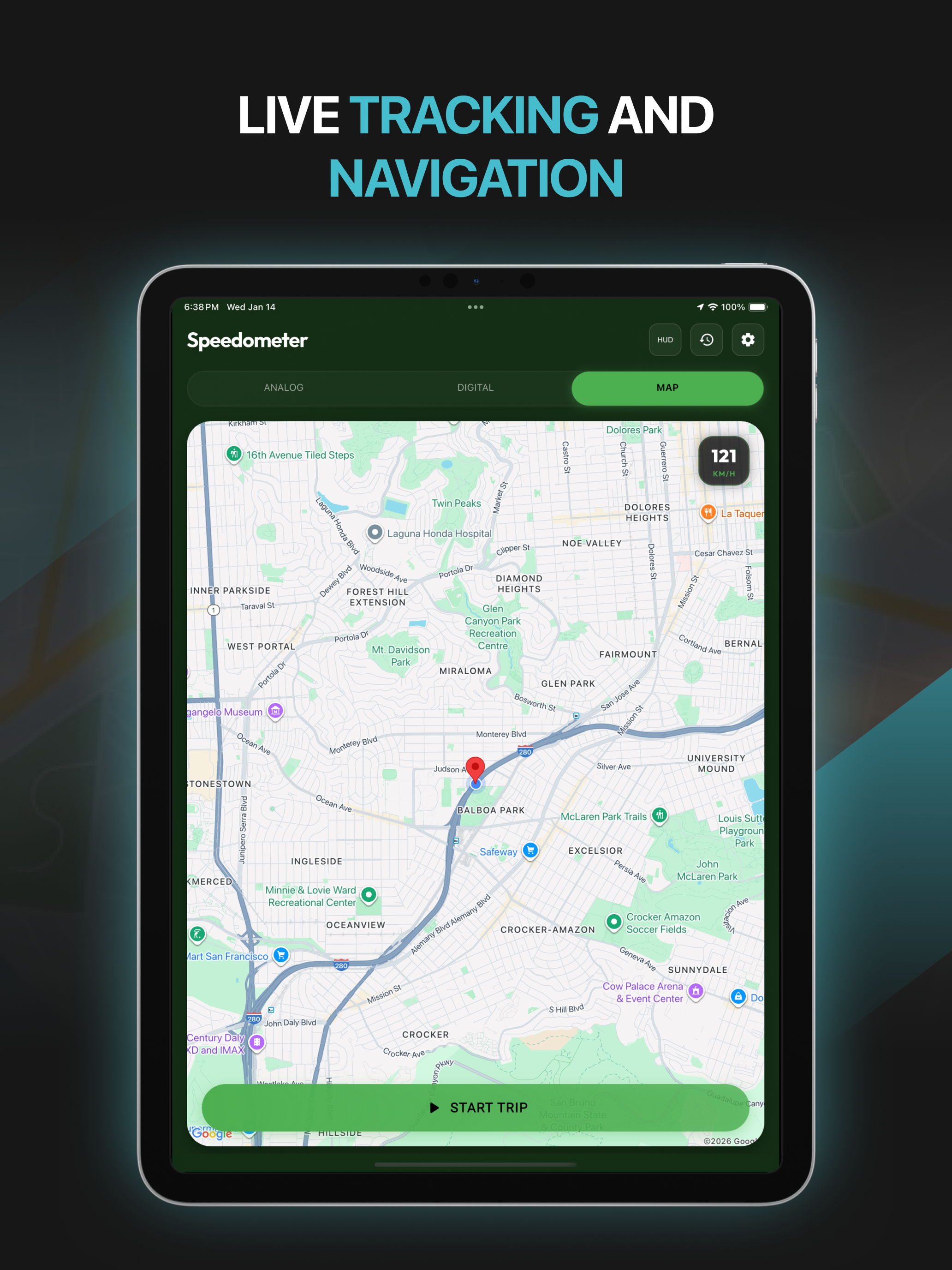 Speedometer GPS Speed & HUD screenshot 10