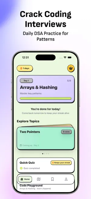 CodeStreak: Coding Interview screenshot 1