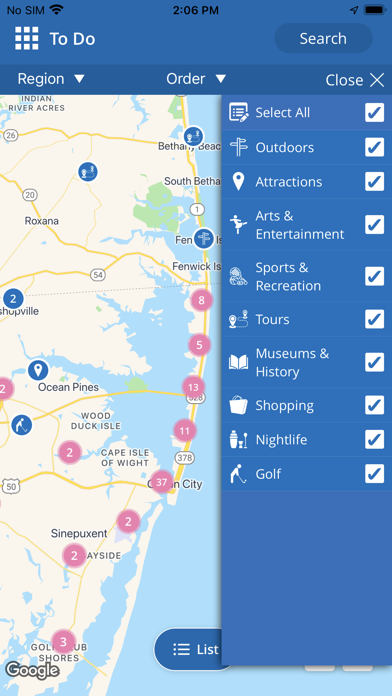 Discover Ocean City Screenshot