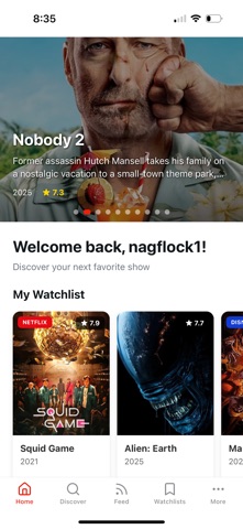 Flock - Watchlist Sharing App screenshot