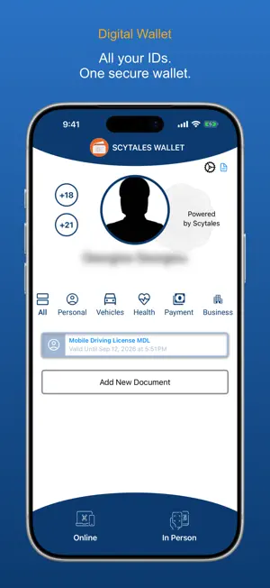 Scytáles ID Wallet screenshot 1