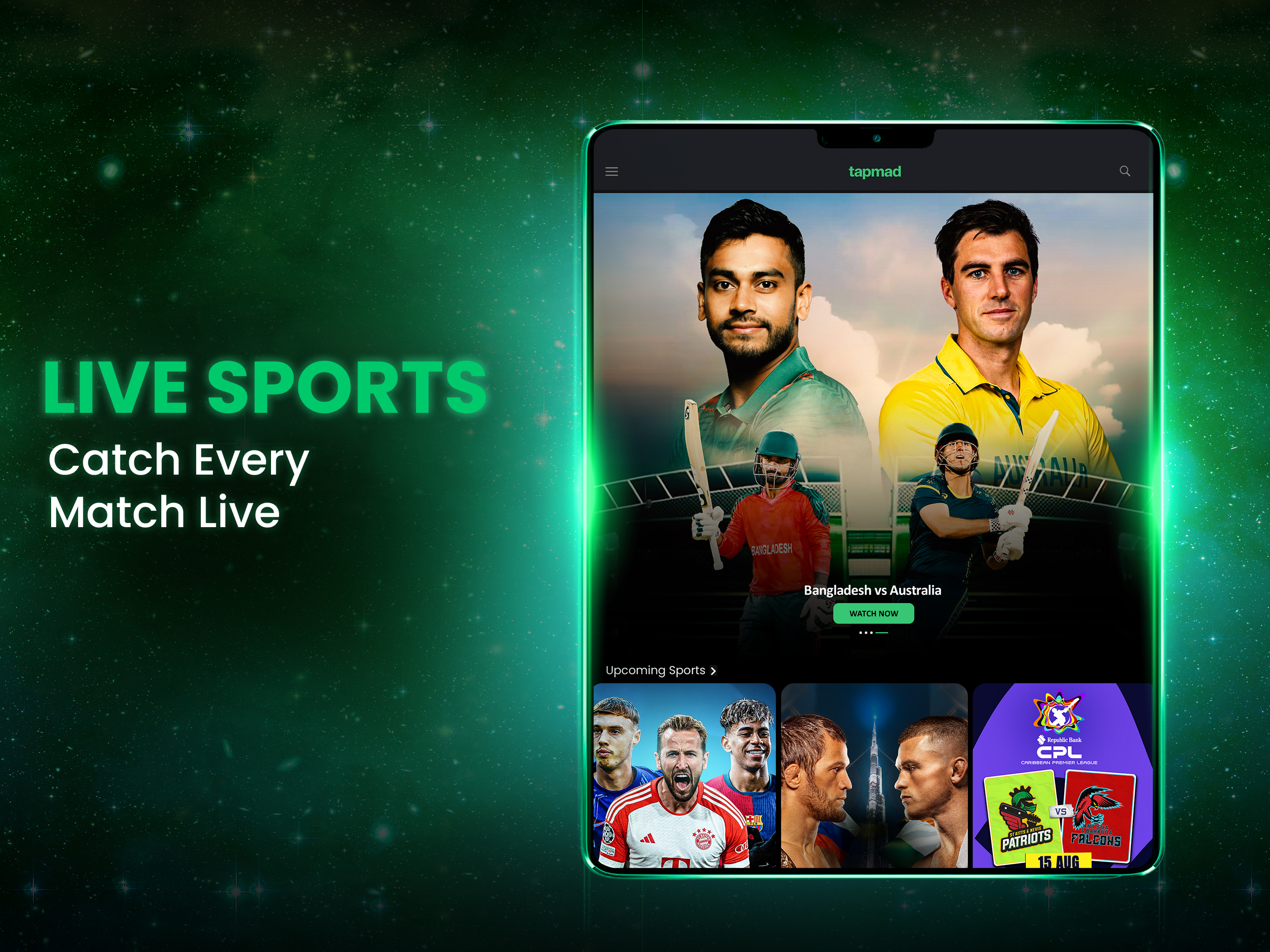 tapmad: Live Sports screenshot 10