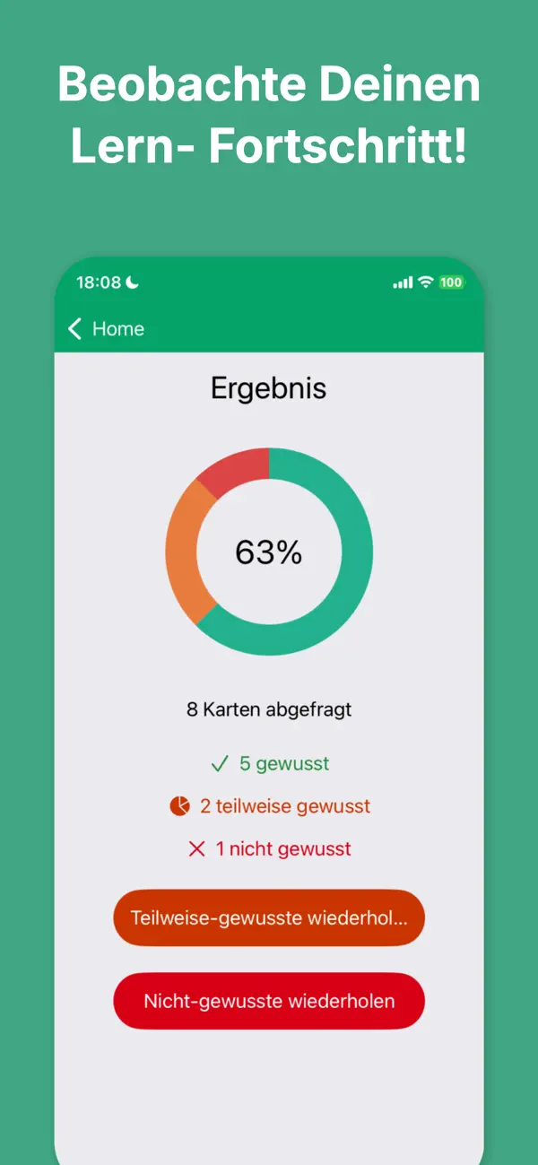 Repetico - Karteikarten lernen iPhone App Screenshot 7 – Bildung
