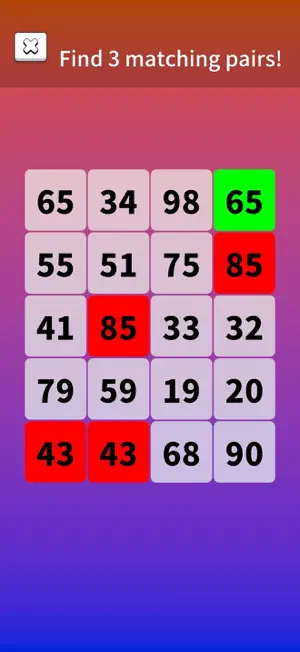 Brain Training:Find Numbers screenshot 2