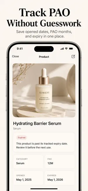 Beauty Expiry Tracker screenshot 2