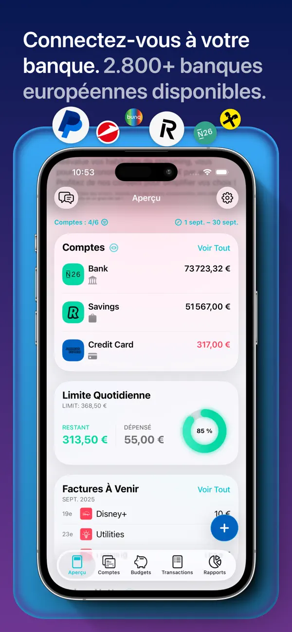 Screenshot #3 pour MoneyCoach Budget & Comptes