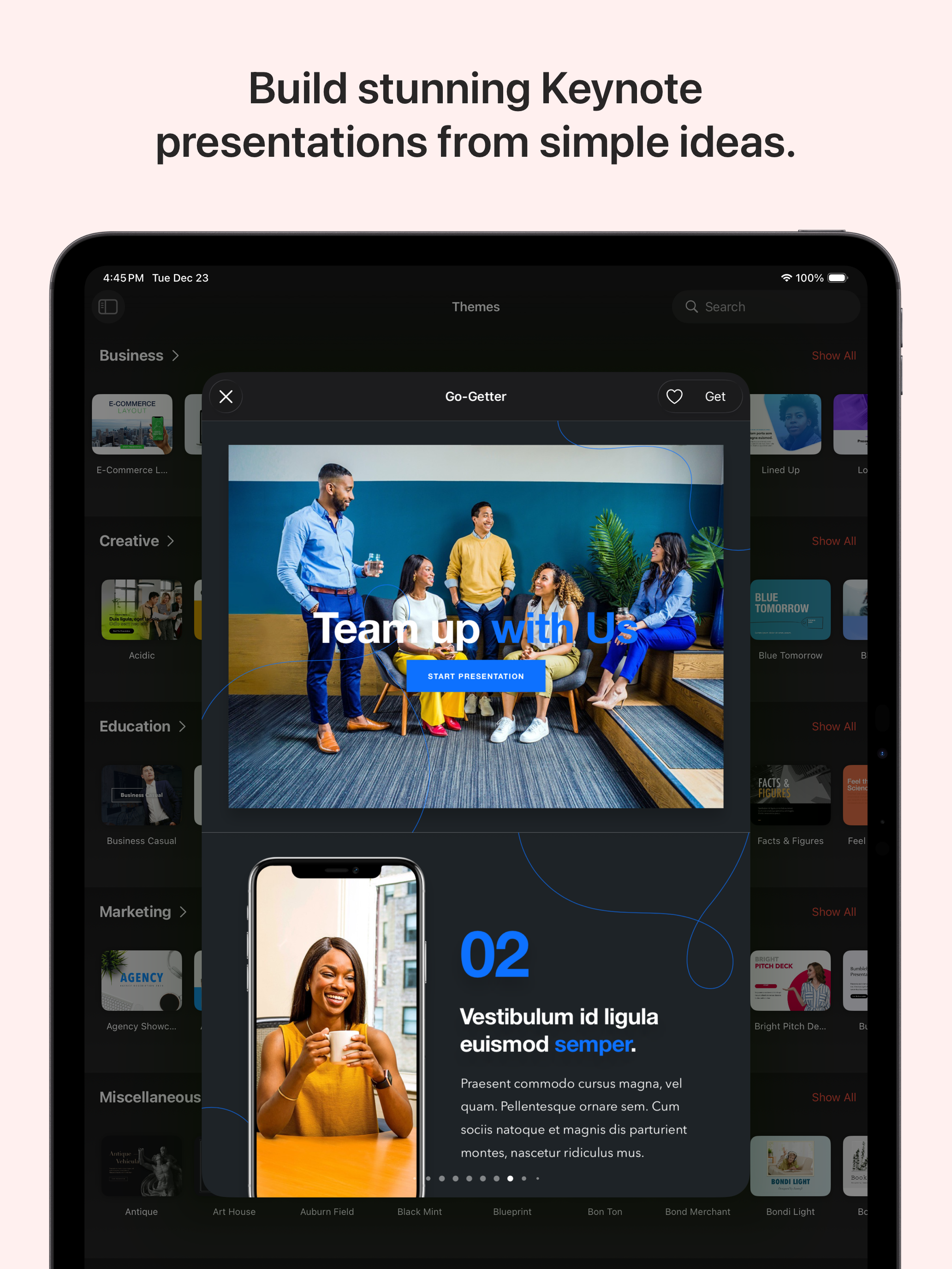 Templates for Creator Studio screenshot 12