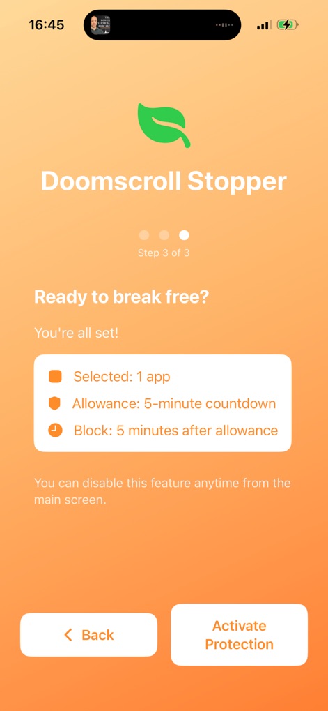 Doomscroll Stopper - Productivity App | MWM