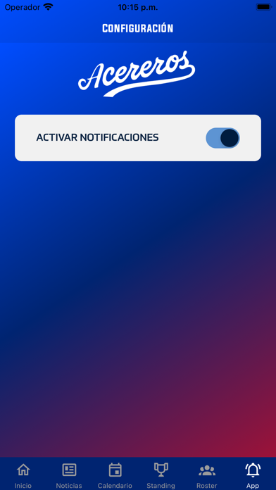Acereros de Monclova Oficial Screenshot