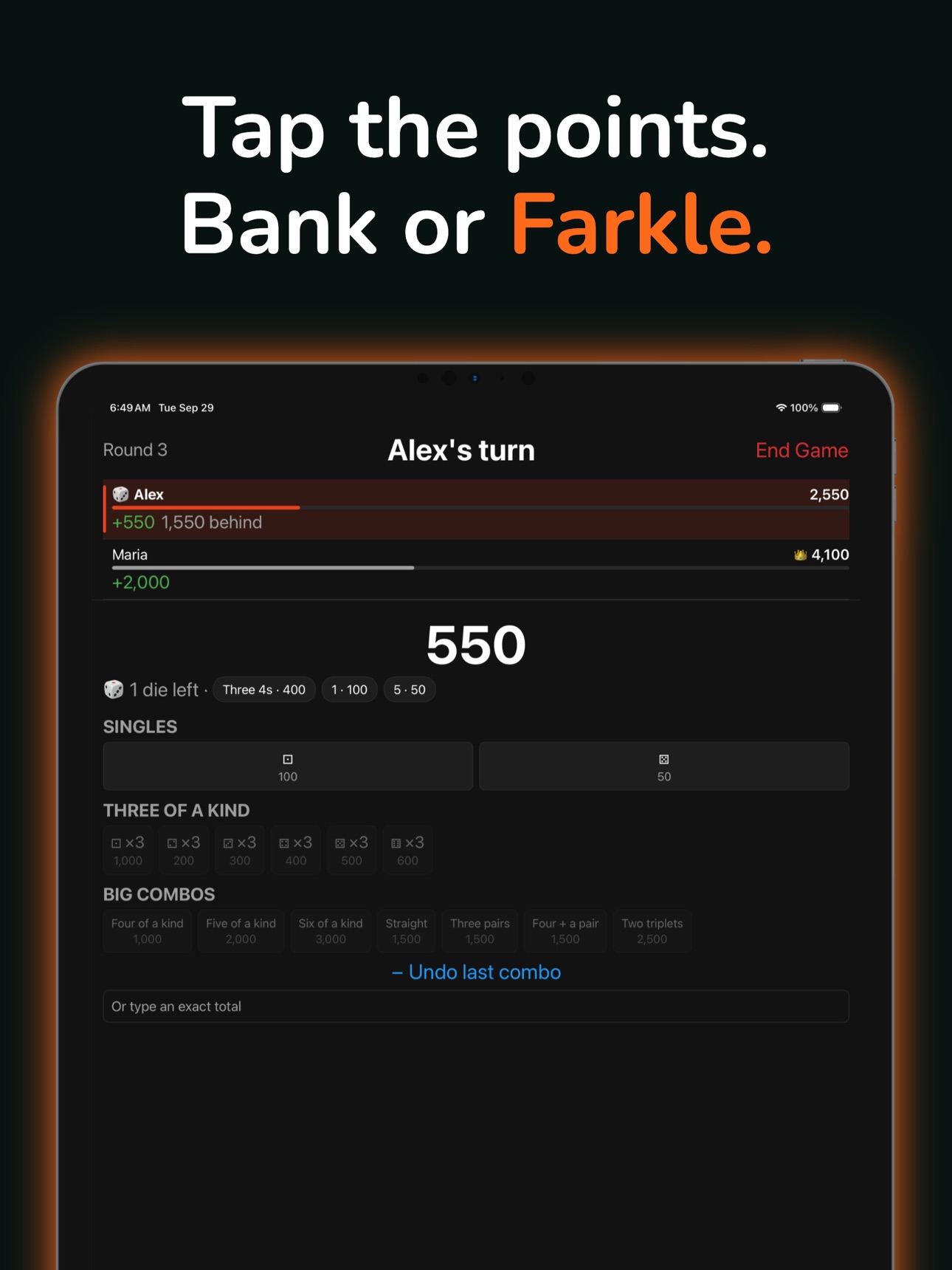 Screenshot 7 of Hot Dice Count: Farkle Score