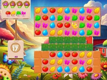 Farm Adventure : Match 3 iPad screenshot