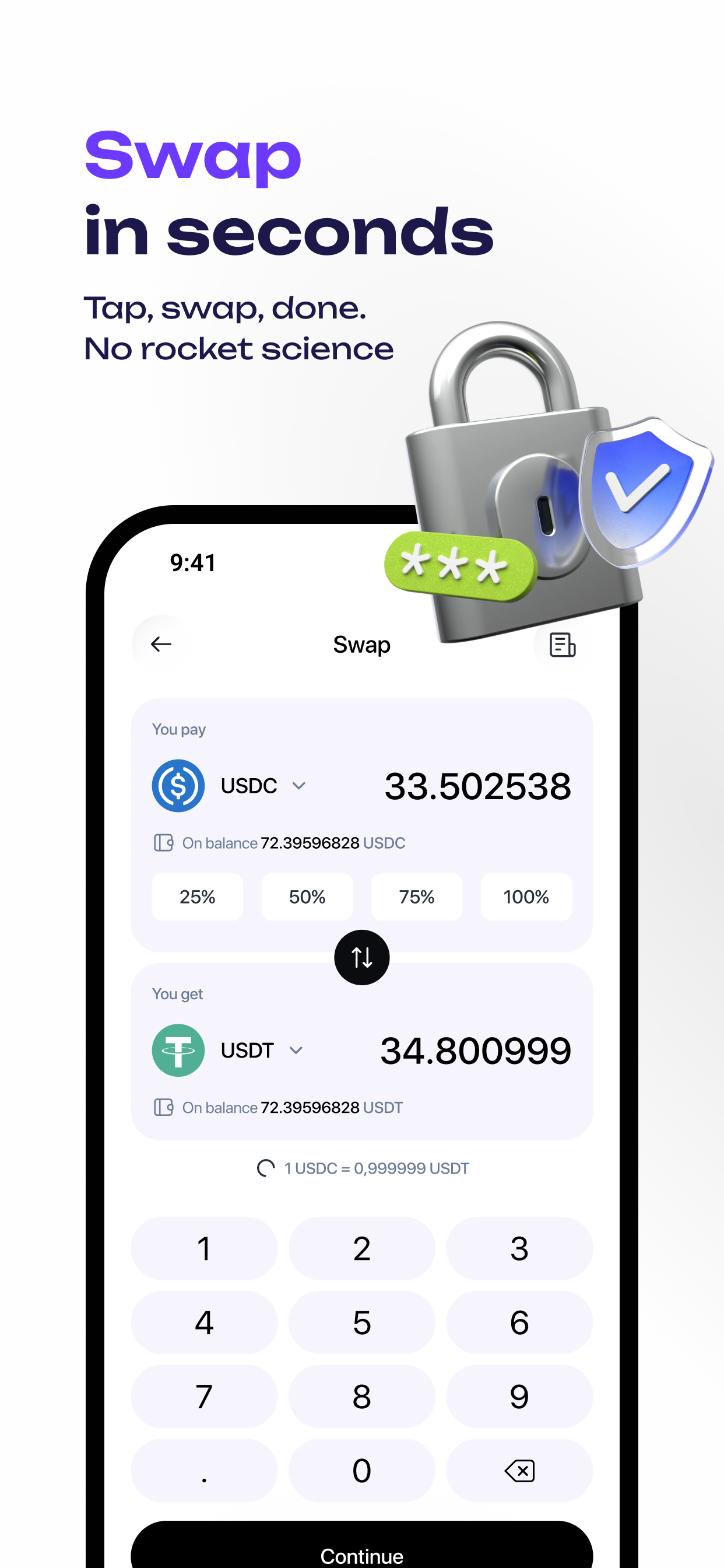 Atom: Crypto & USDT Wallet screenshot 6