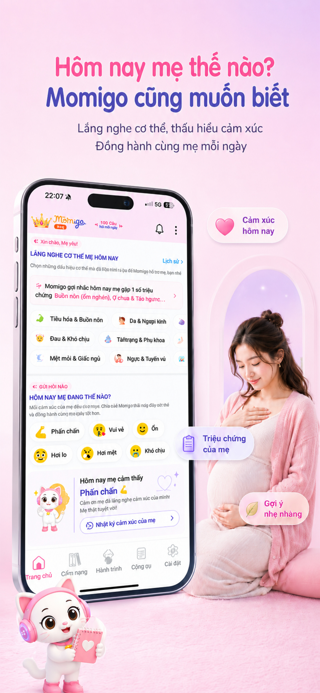 Momigo: Mẹ Bầu & Nuôi Con