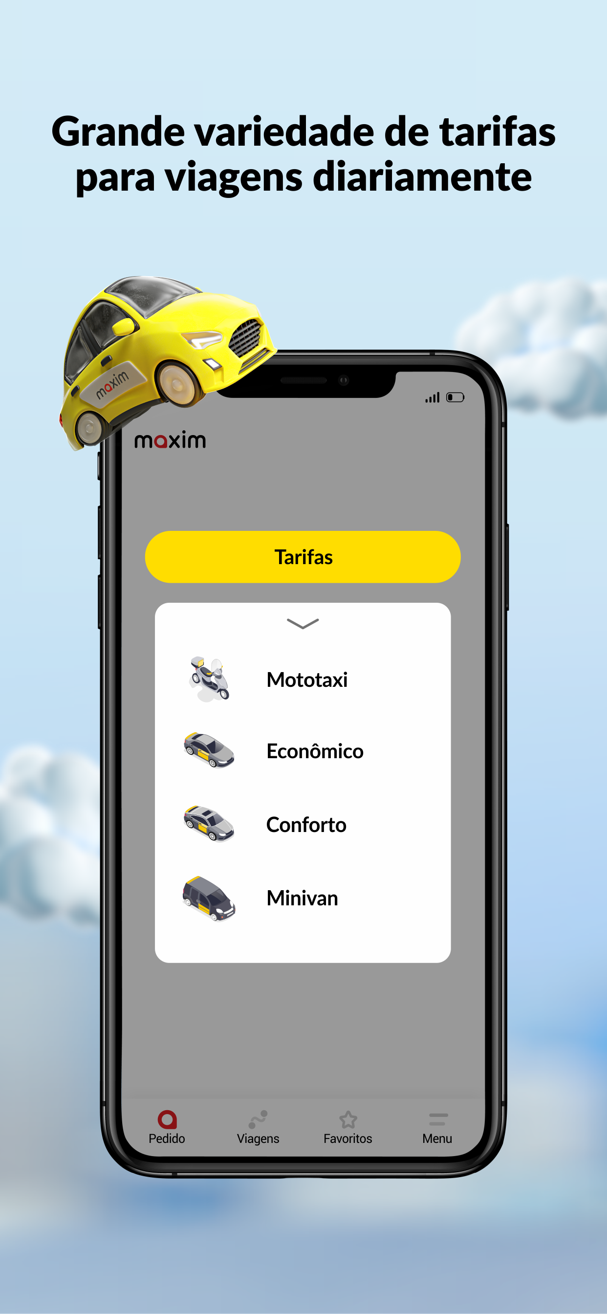 maxim — viagens & entregas