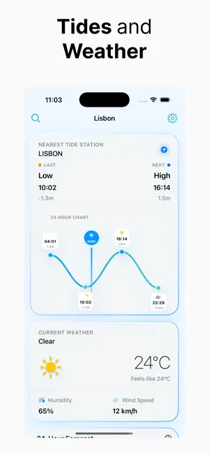 Tides and Weather screenshot 1