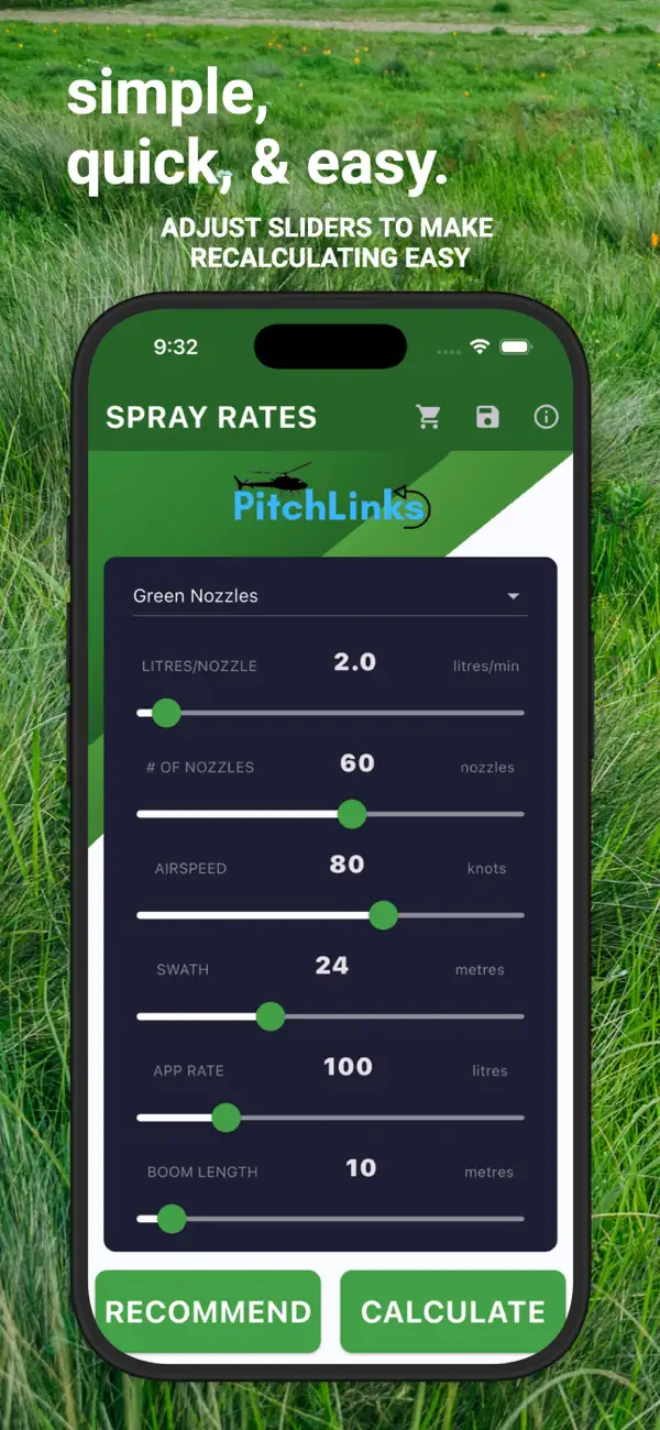 Screenshot #1 pour Spray Rates