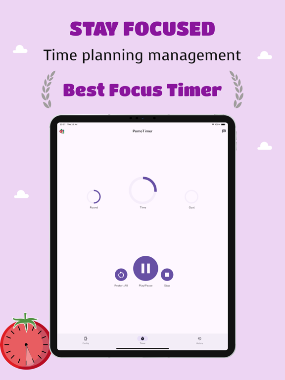 Screenshot #4 pour PomoTimer: Productivity Timer