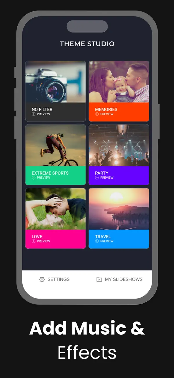 Screenshot #3 pour Video maker - Slideshow