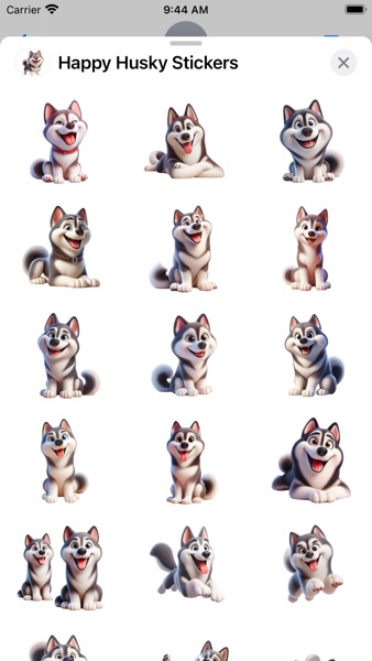 【图】Happy Husky Stickers(截图1) 【图】Happy Husky Stickers(截图1)