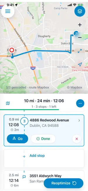 ZIWM Route Planner screenshot 1