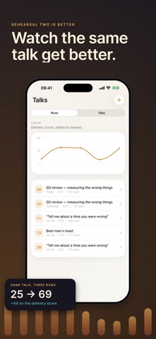 Aloud: Speech Coach iPhone screenshot
