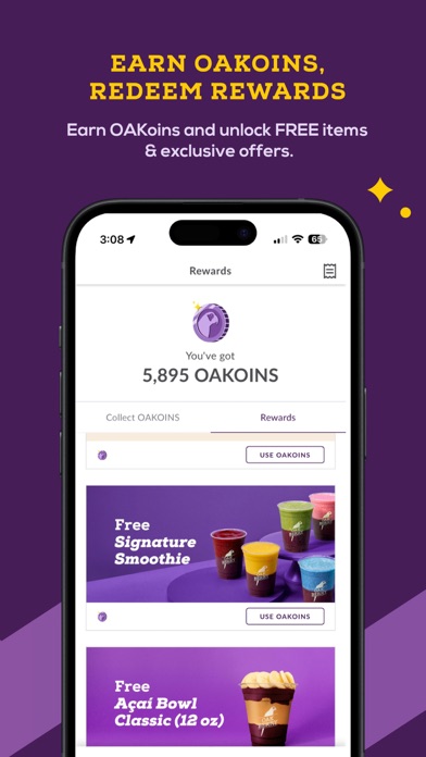 OAKBERRY iPhone screenshot 1 - Food & Drink app
