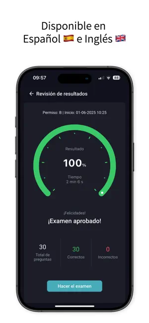 Test de conducir - TraficoTest iPhone screenshot 5