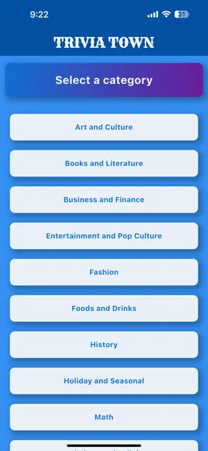 Trivia Town: Quiz Blitz screenshot 1