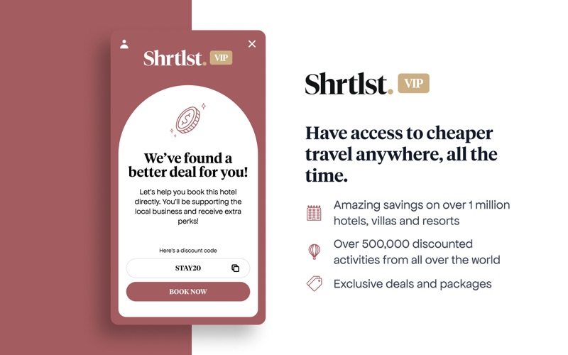 Shrtlst. VIP screenshot