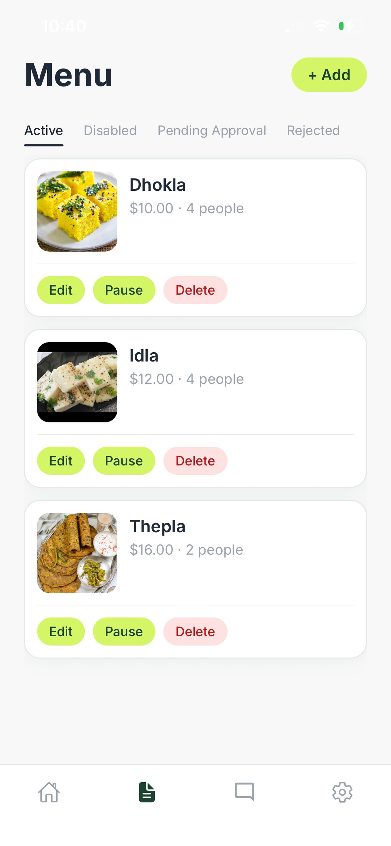 Home Food Central - For Chefs screenshot 6