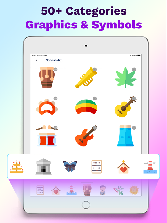 LogoX - AI Logo Maker iPad screenshot 7 - Graphics & Design app