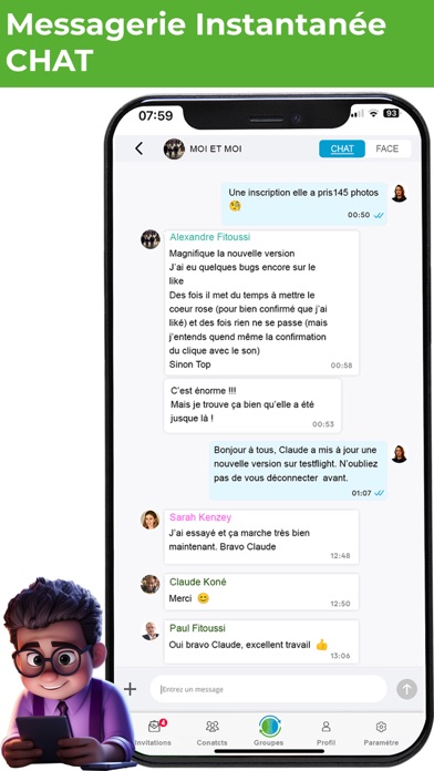 Screenshot #2 pour Face2Faces