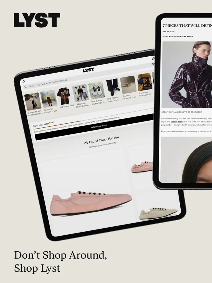 Lyst iPad screenshot 1