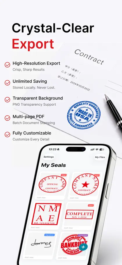 Screenshot 3 von 6 zu Seal Maker - PDF Stamp Tool