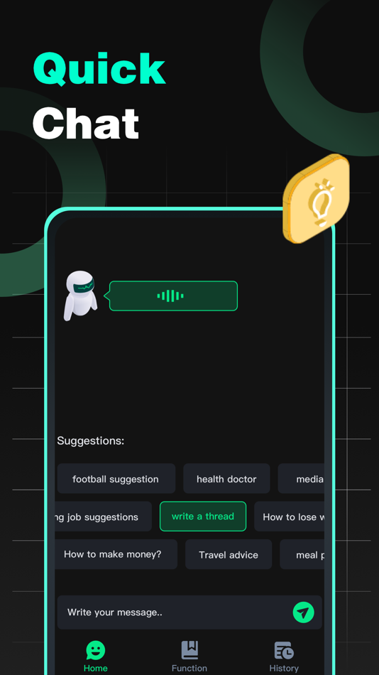 #4. AI GO - Chatbot & AI Assistant (iOS) 由: CCHANGE TECHNOLOGY LIMITED