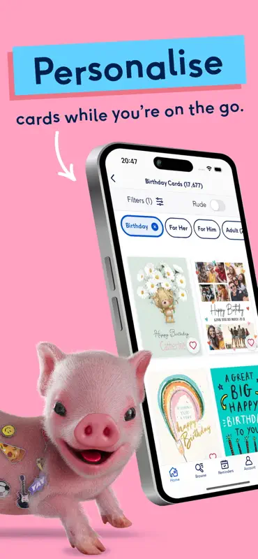 Moonpig: Birthday Cards screenshot 1 of 10