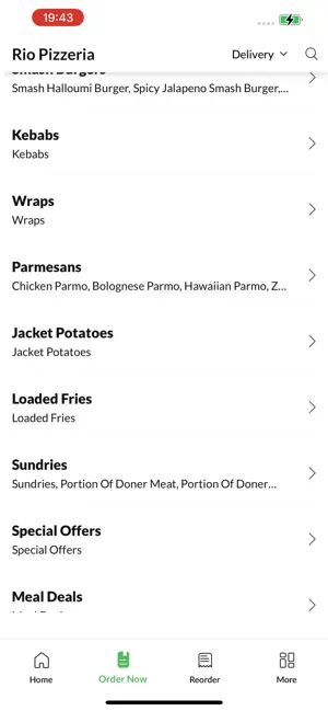 Rio Pizzeria. screenshot 3