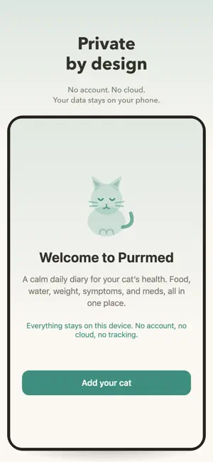Purrmed: Cat Health Diary screenshot 4