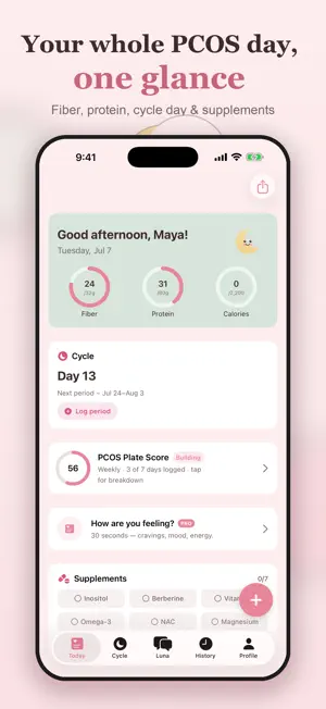 Cysta: PCOS Diet & Cycle screenshot 3