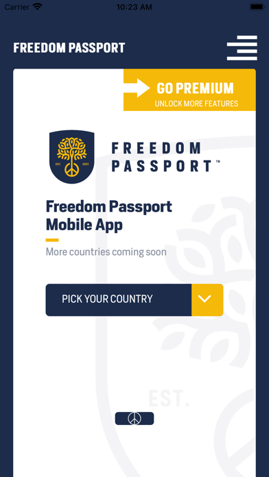 Freedom Passport Screenshot
