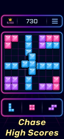 Neon Block Puzzle Offline Screenshot 4 of 4